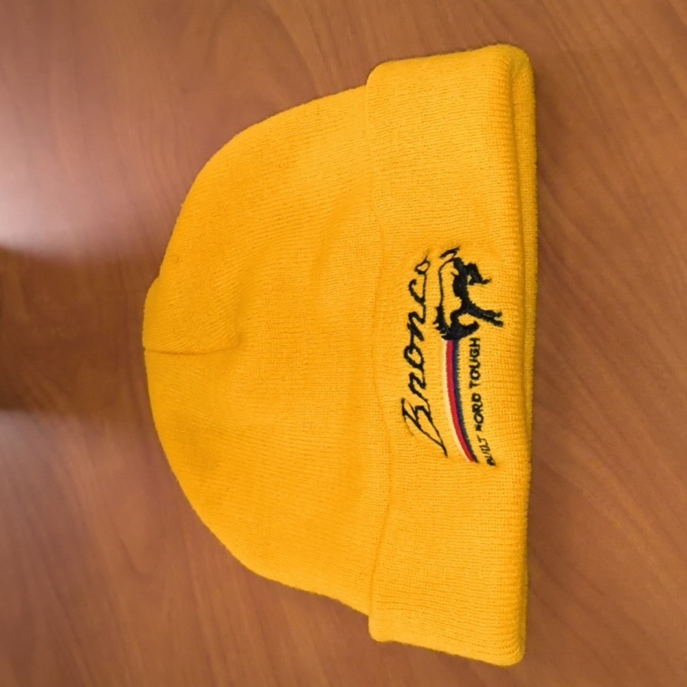 Ford Bronco Built Ford Tough Knit Cuffed Beanie